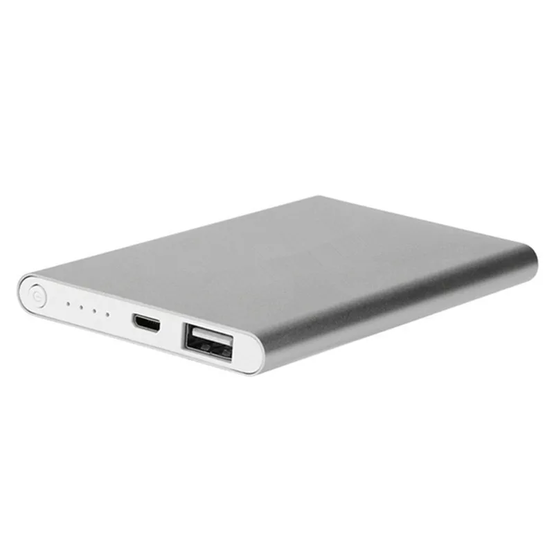 Ультратонкий внешний аккумулятор 6000 мАч портативное зарядное устройство USB для