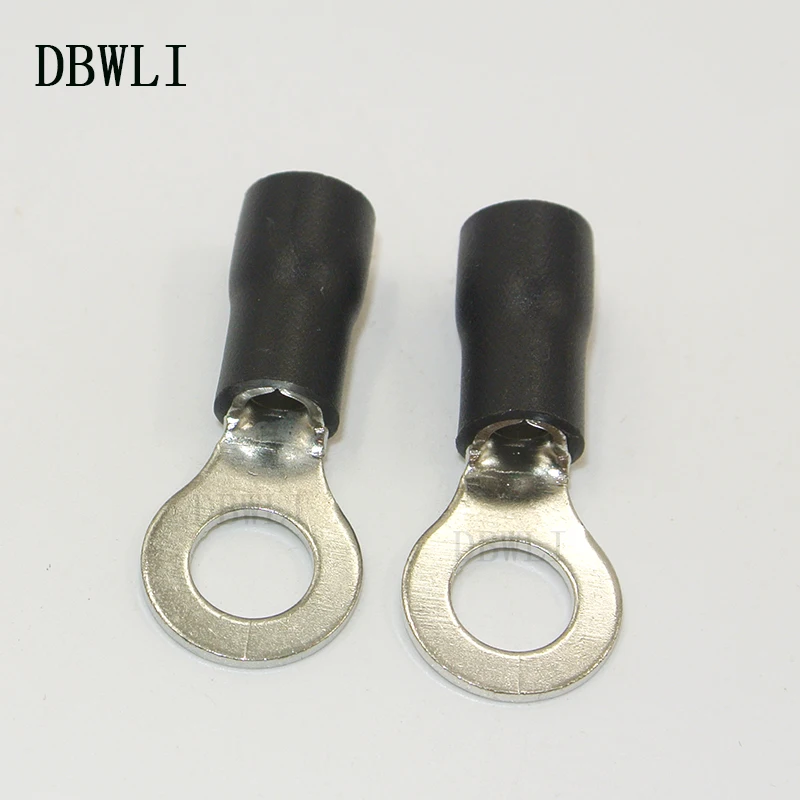 50 шт. Шпильки #4 #6 #8 #10 1/4 5/16 3/8 1/2 провода кольцевые клеммы 22-10AWG соединители Кабель