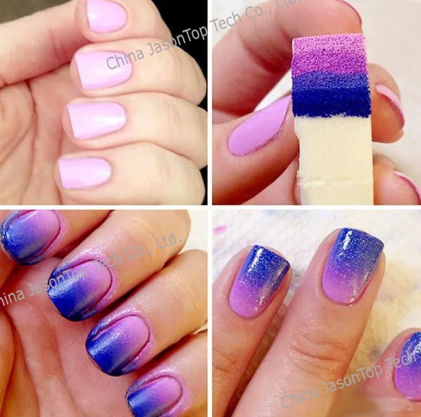 4 шт. губка для макияжа с градиентом|nail art sponge|sponge nail artart sponge |