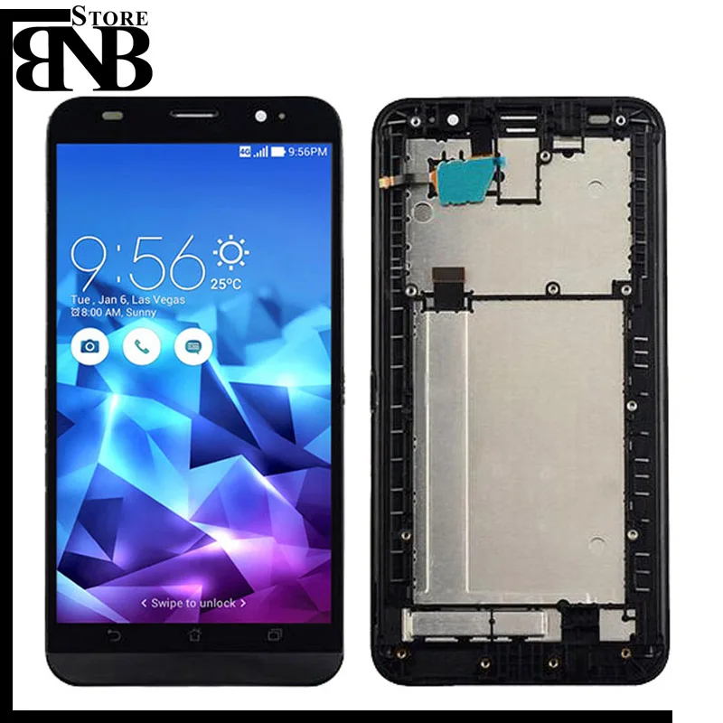 Для ASUS Zenfone 2 ZE551ML ЖК дисплей с сенсорным дигитайзером в сборе рамкой 1 шт.|display