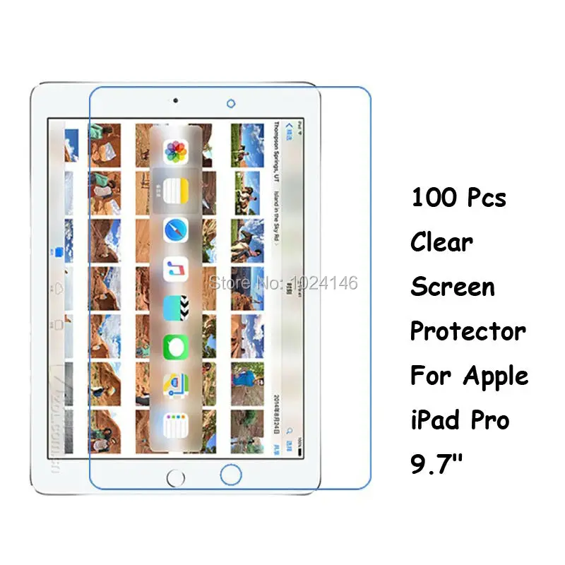 Новинка 100 шт/партия HD прозрачная защитная пленка для экрана Apple iPad Pro 9 7 дюйма
