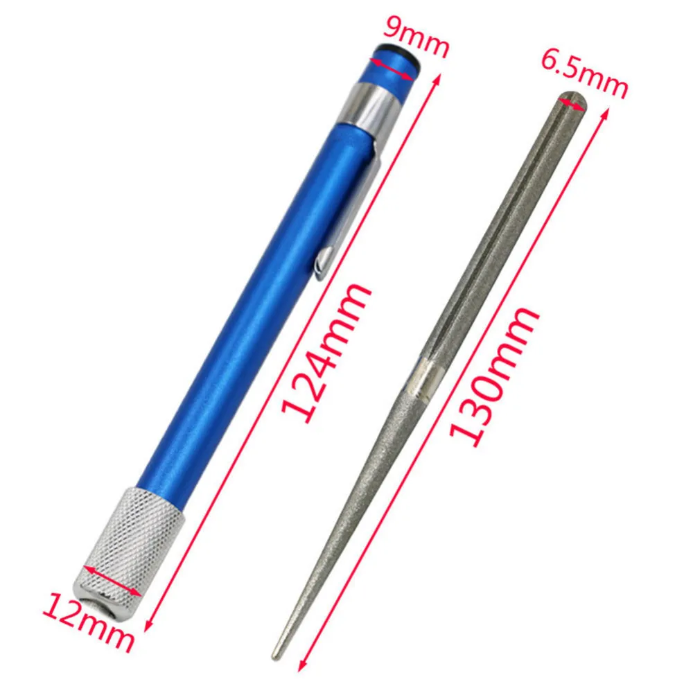 Точилка для ножей наружный инструмент рыболовного крючка форма ножа ромбовидная