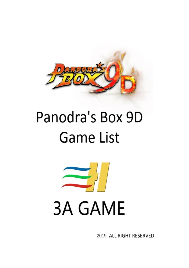 Новое поступление Pandora box 9D(2222 в 1) amma Аркада мульти конвектор мультиигровой карты vga и HDMI выход