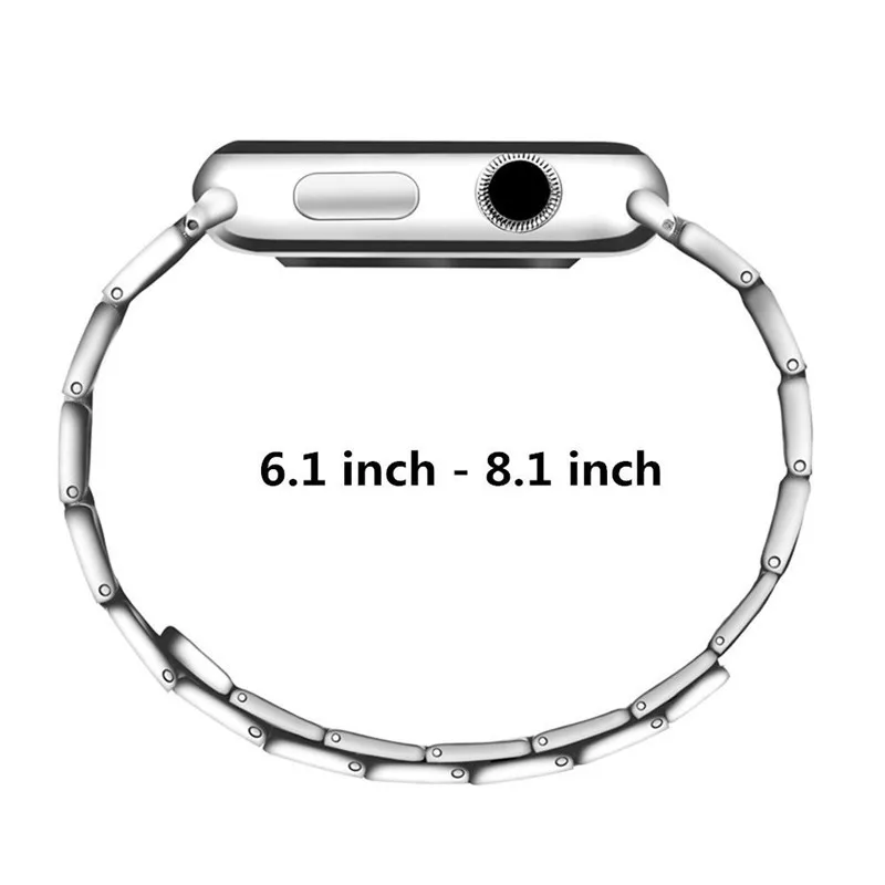 Новые 40/44 мм, ремешок для наручных часов Apple Watch Series 5 4 Нержавеющая сталь Магнитная застежка кожаный ремешок для наручных часов для Apple Watch Series 1 2 3