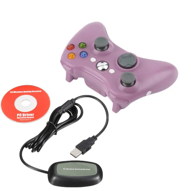 Controller-Receiver Игровой беспроводной контроллер Джойстик и Bluetooth ПК приемник для microsoft XBOX360 для ПК с Windows 7 8 10 XP Vista - Цвет: Controller-Receiver