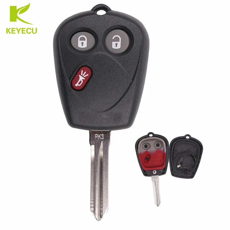 Новинка запасной чехол KEYECU для дистанционного ключа с 3 кнопками SAAB 9-7X 9-7 2005-2009 |