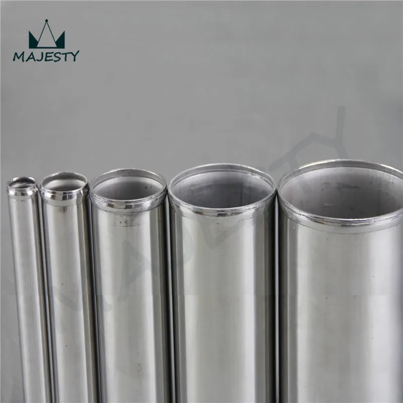 Алюминиевая турбоохлаждающая труба 76 мм 3 дюйма стандартная прямая L = 150 цвет