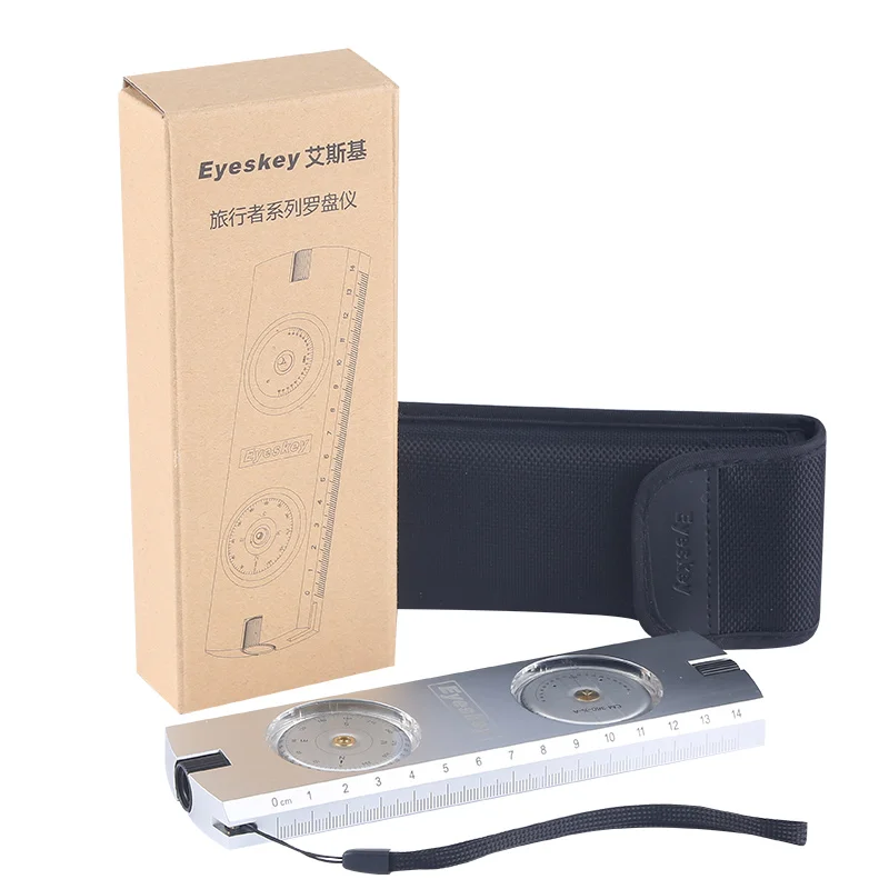 Профессиональный Металлический многофункциональный компас для пеших прогулок