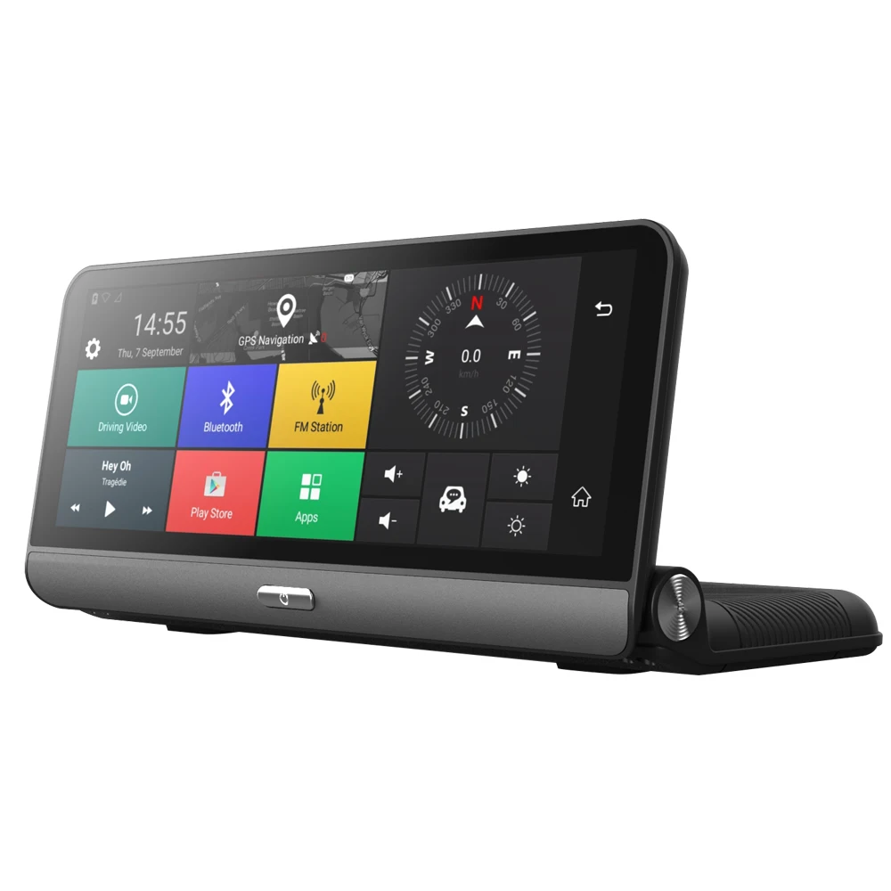 Автомобильный видеорегистратор Bluavido, 8 дюймов, 4G, ADAS, Android, gps, naivgation, HD 1080 P, видеорегистратор, ночное видение, приложение для телефона, удаленный монитор