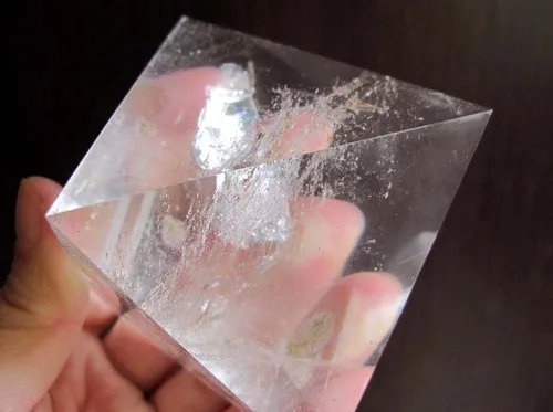 Прозрачная искусственная резьба в виде пирамиды 270 г|crystal lift|crystal 3d laser blockscrystal wand sex