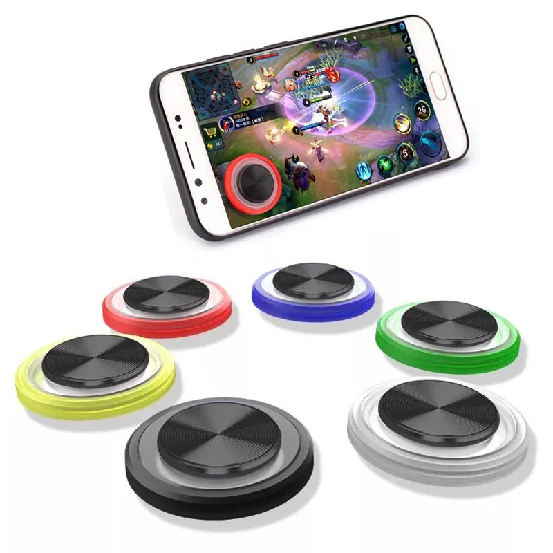 2 шт круглый игровой джойстик для мобильного телефона металлическая кнопка PUBG