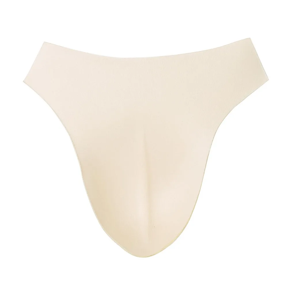 Мужские трусы-бикини со съемными накладками для пениса, искусственная вагина, Женские гениталии для косплея, транссексуалов
