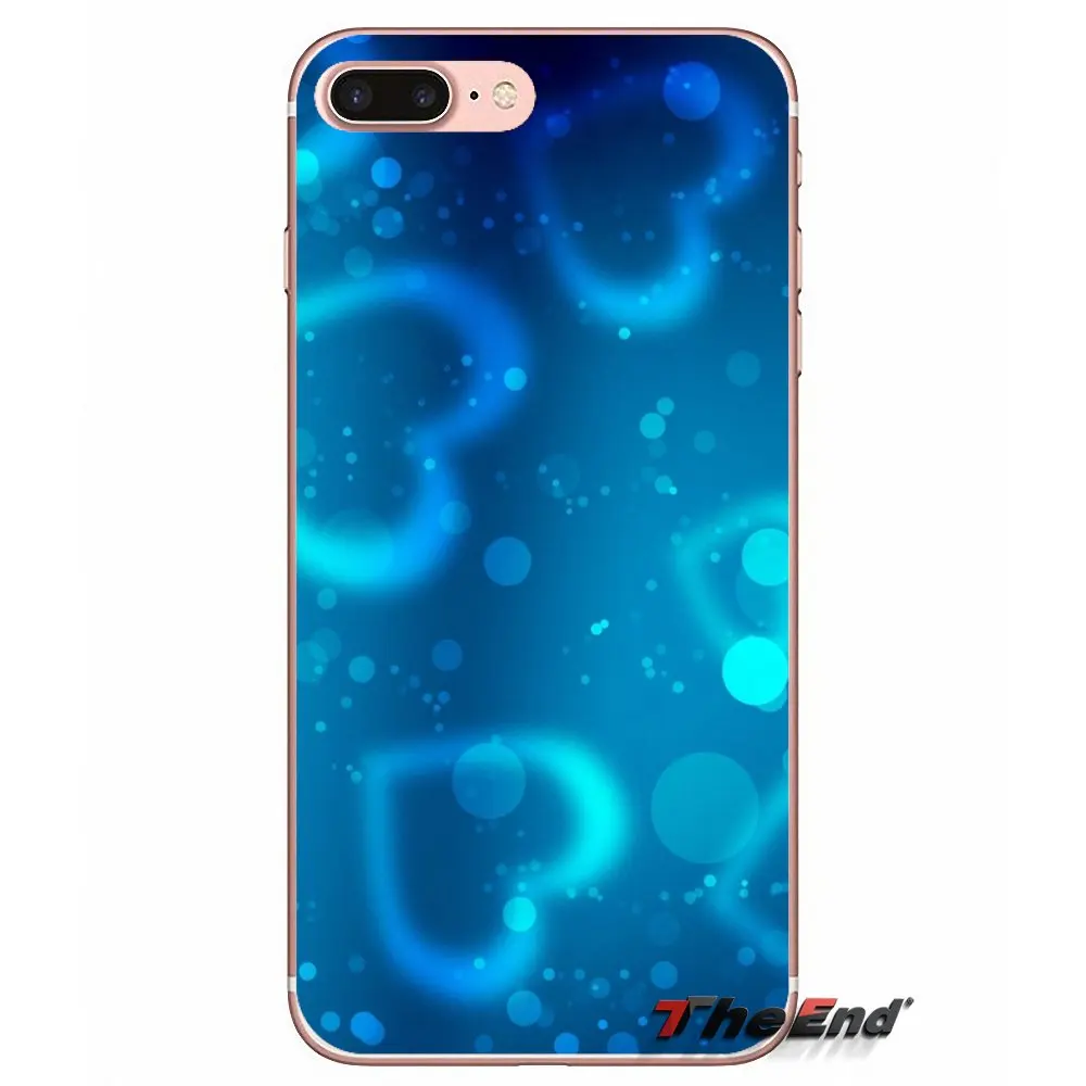 Силиконовый чехол из ТПУ с принтом голубое сердце для Xiaomi Redmi 4 3 3S Pro Mi3 Mi4 Mi4i Mi4C Mi5 Mi5S
