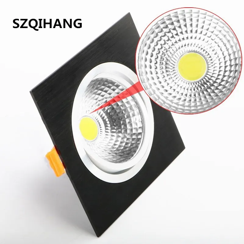 Высококачественный квадратный Встраиваемый светодиодный точечный светильник 10