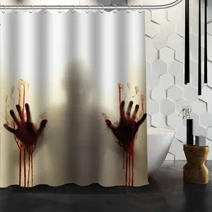 Занавеска для душа Ходячие мертвецы, водонепроницаемая, размер W # @ 15
