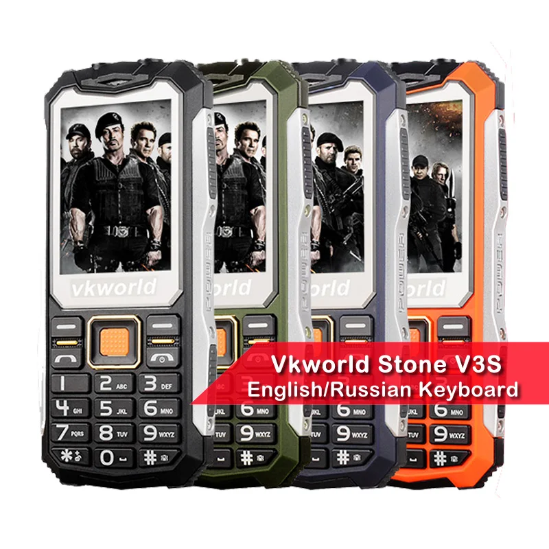 Русская клавиатура VKWorld Stone V3S 2 4-дюймовый водонепроницаемый пыленепроницаемый