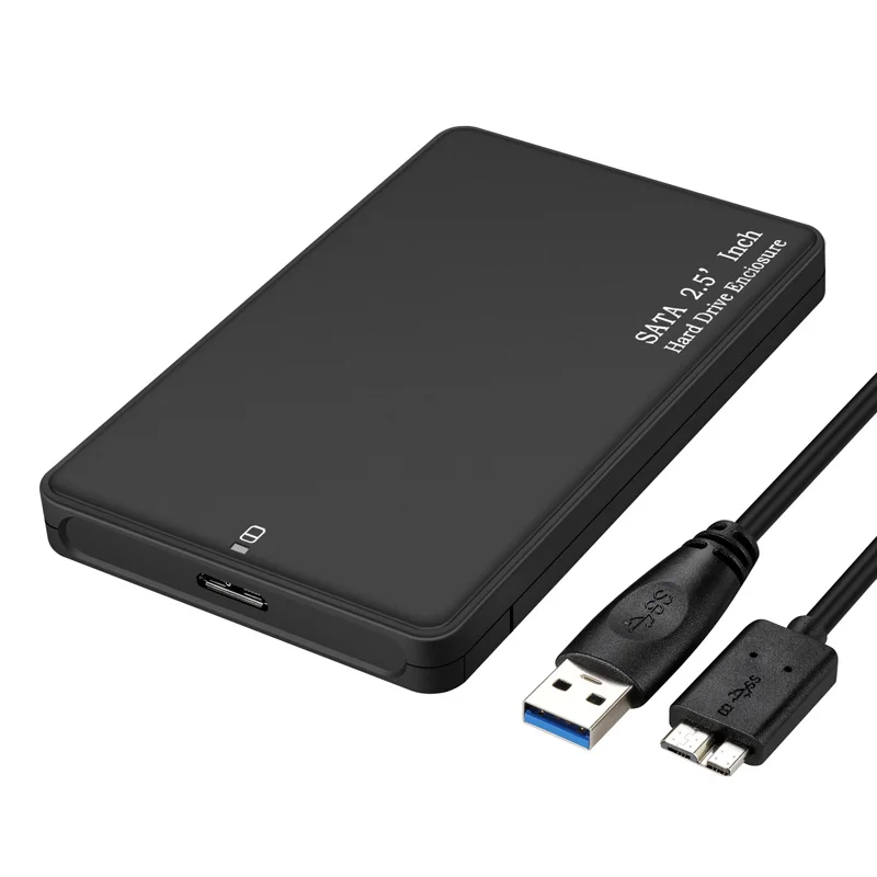 2 5 дюйма USB 3 0 SATA HDD Box жесткий диск Внешний корпус черный чехол| |
