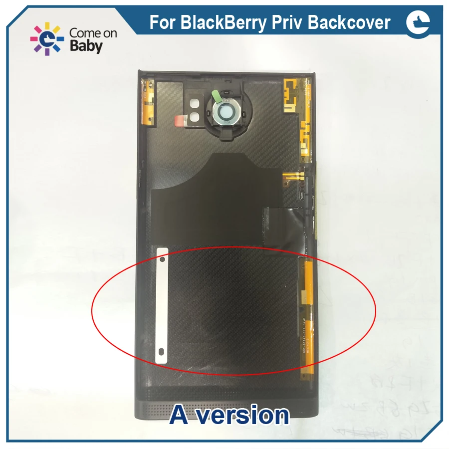 Задняя крышка аккумулятора для BlackBerry Priv чехол корпуса двери с объективом задней