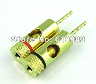 (6 шт./Лот) разъем банановых штекеров для динамика 16 мм длинный штырь с красным