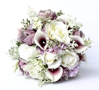peony bridal bouquet silk wedding flowers blush wedding flowers purple wedding bridal bouquet real to touch peonies bridal
