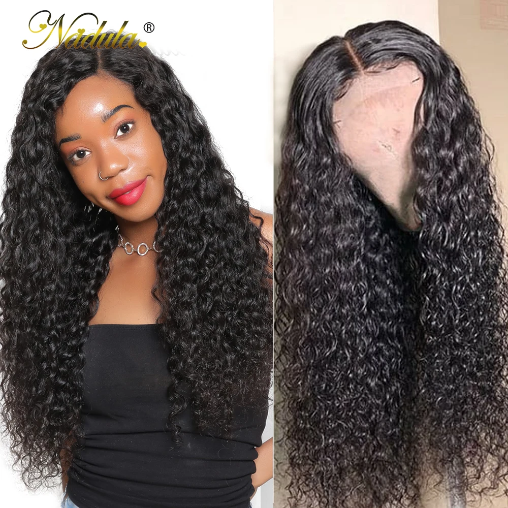 Nadula Hair Water Wave Human Hair Full Lace Wigs Pre Plucked Natural Hairline With Baby Hair Brazilian Remy Hair Wigs for Women
