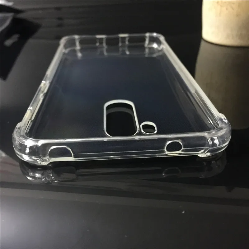 Противоударный прозрачный чехол из ТПУ Для Xiaomi Pocophone F1 ударопрочный мягкий на