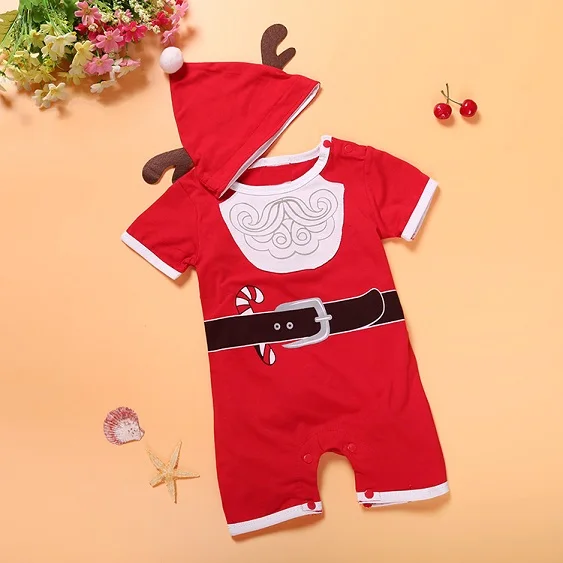 XH-045 г. Костюм для мальчиков и девочек bebe/костюмы из 2 предметов одежда с флисовой подкладкой Одежда для новорожденных на Рождество и год детская одежда - Цвет: as picture