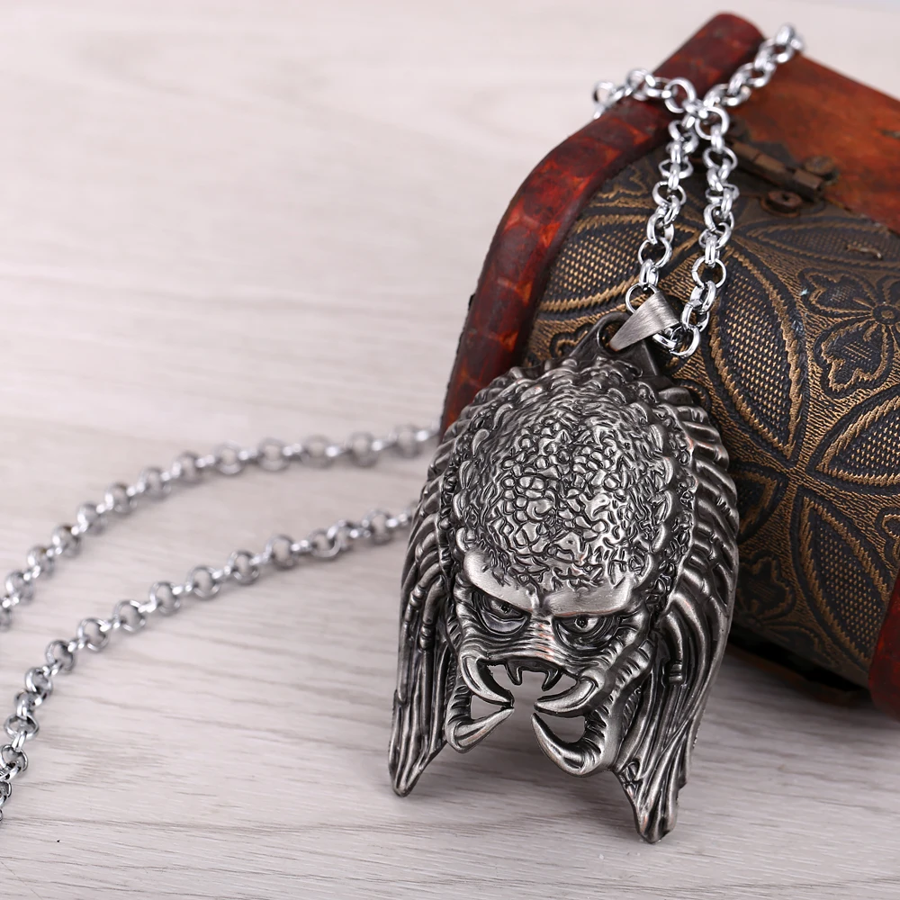 Мужское ожерелье с подвеской маской чокер для Хэллоуина|alien necklace|pendant necklacegifts for men