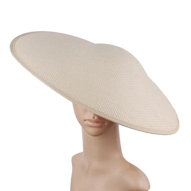 Новый 45 см неправильной формы с большим капюшоном свадебные туфли бежевого цвета