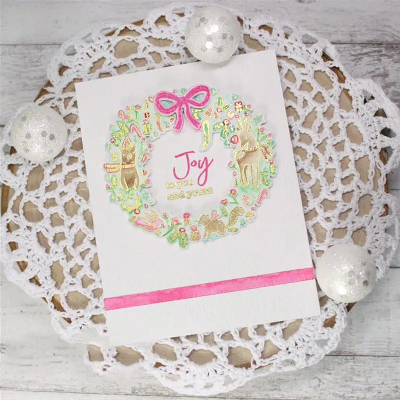 2 Основные квадратные штампы металлические режущие рамка для DIY скрапбукинга