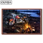 OUYIJIA Локомотив мультфильм мотоцикл 5D Сделай Сам алмазная живопись Алмазная вышивка Стразы мозаика вышивка крестиком масло
