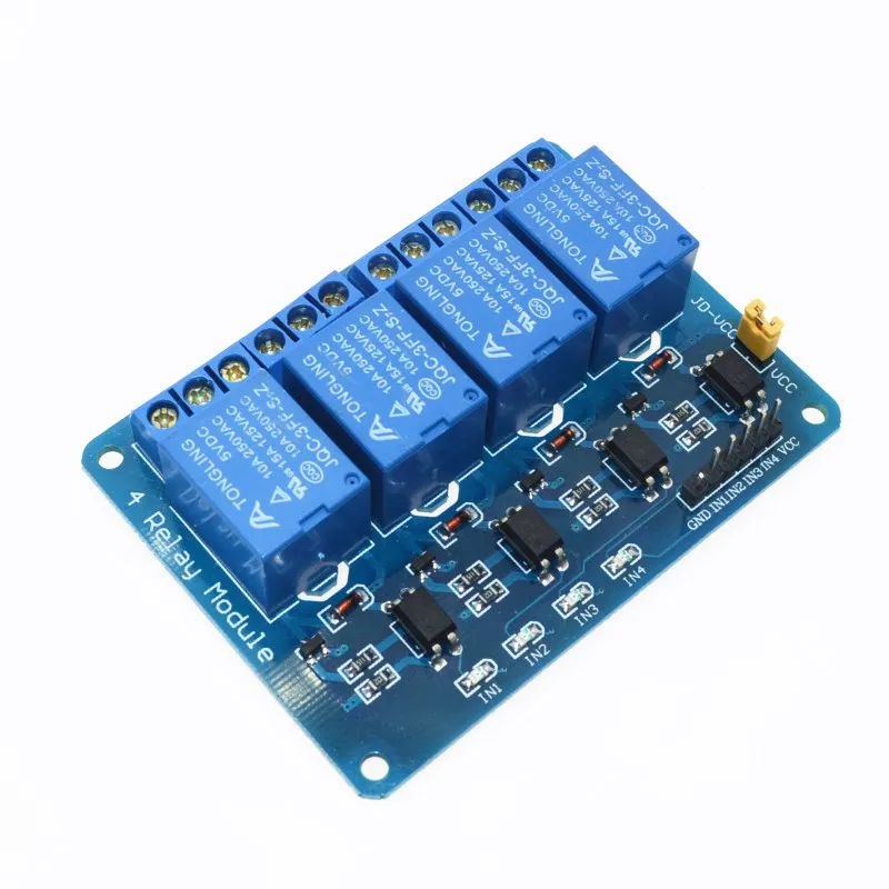 4 Канальный Релейный Модуль 5 в щит для Arduino ARM PIC AVR DSP Electronic канала Relay.4 road В