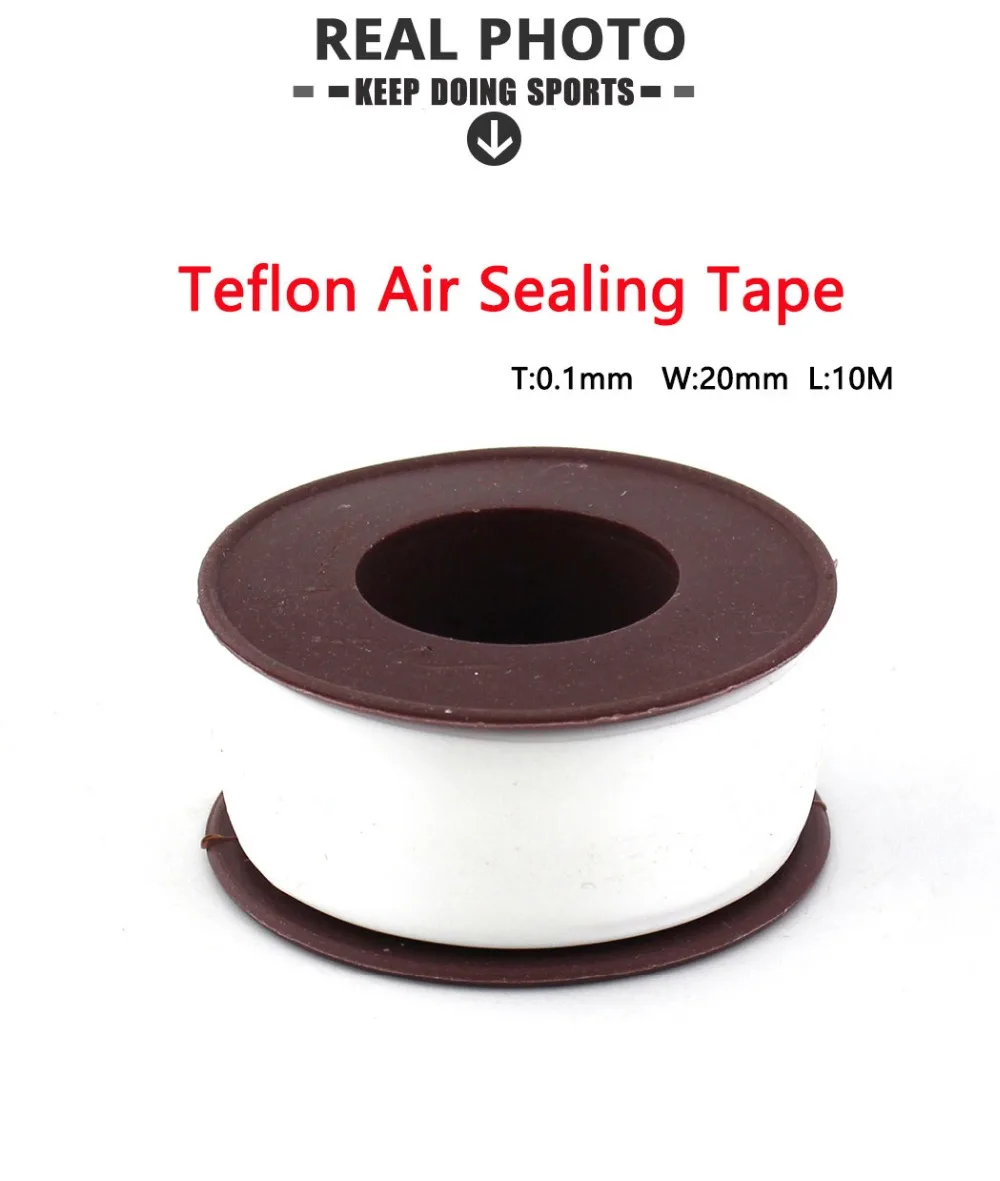 PCP Paintball Durable Airforce Teflon Air Sealing Tape Replacement Kit Ultra High Density Raw Tape 10M 0.1mm Thickness 20mm Wide