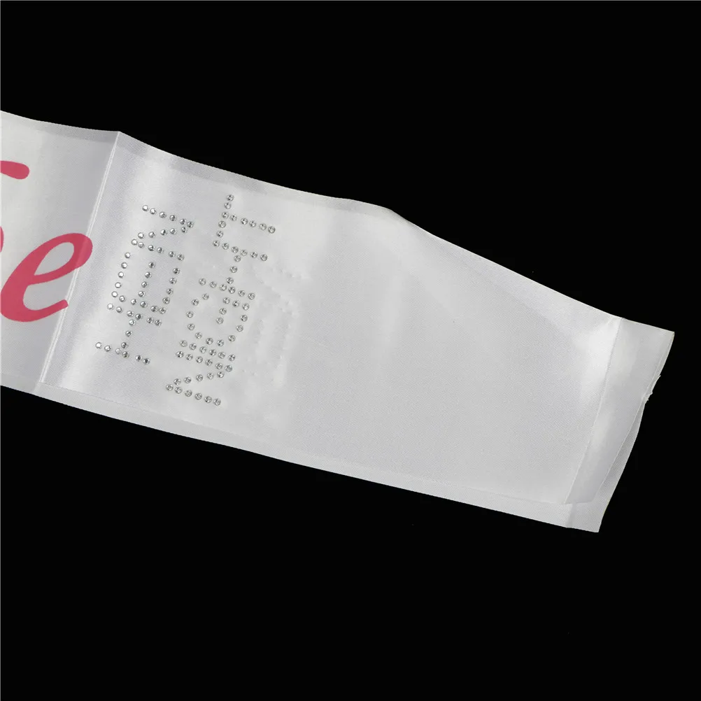 1PCS Satin Bride to Be Sash with Diamond Bachelorette Party for Hen Bridal Shower Wedding Decoration | Дом и сад