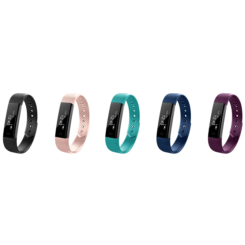 ID115 умный Спортивный Браслет фитнес-часы трекер активности монитор сна