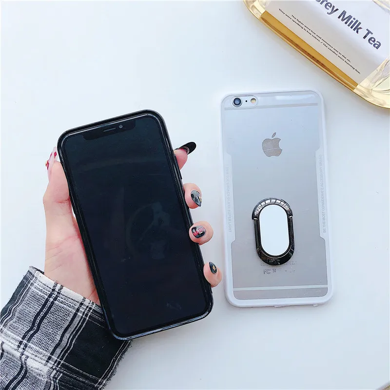 Phone Cases For iPhone 7 7plus 8 8plus X XS XR 5S 6S Fashion Magnet Car Holder Stand Cover Armor Magnetic Finger Ring kickstand |