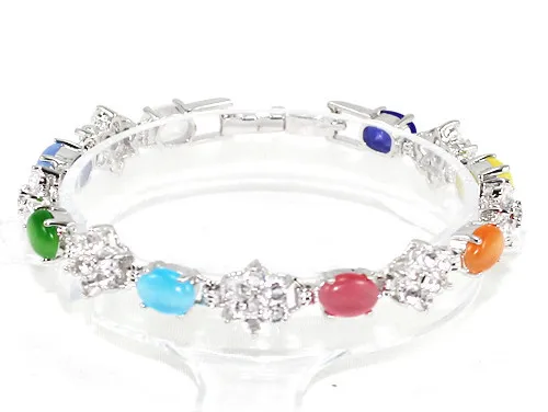 

Wholesale mixed colors chain bracelet fashion jewelry #b19