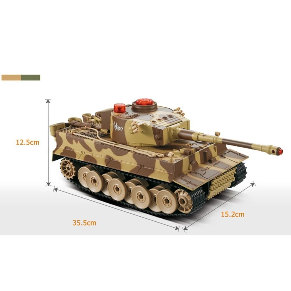 1/24 RC Танк гусеничный ИК-пульт дистанционного управления игрушки Моделирование
