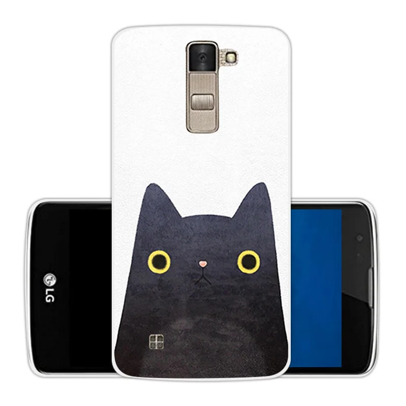 Capa For Funda LG K8 Phone Cases for Lte K350 K350E K350N 5.0&quot K 8 Case Soft Silicone Cartoon Back Cover TPU |
