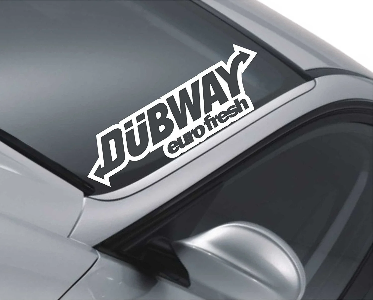 Для Dubway наклейка для ветрового стекла свежий дрейф JDM автомобиль захлопывается