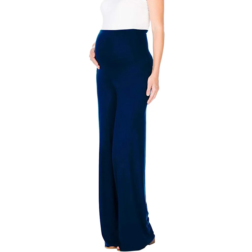 Dark Blue SAGACE повседневная одежда для беременных женщин для беременных свободное животик брюки Опора живота брюки модные удобные Опора брюки - Цвет: Dark Blue