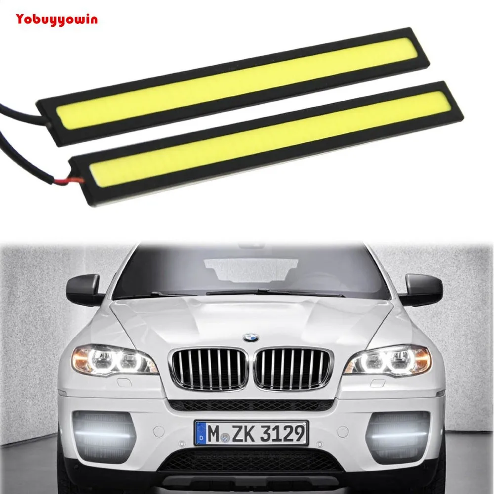 

Waterproof Aluminum High Power 6W 6000K Slim COB LED DRL Daylight Driving Daytime Running Light for All Vehicles with 12V