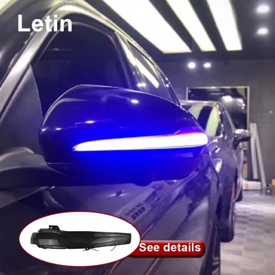 Обновленный синий! Боковой зеркальный индикатор для Benz C Class W205 GLC X253 E W213
