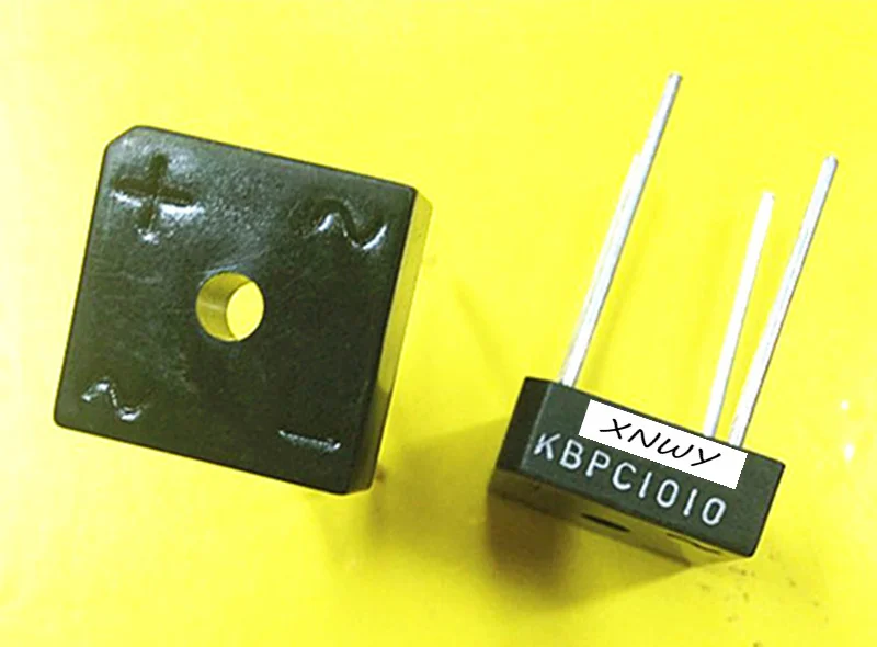 

KBPC1010 10A/1000V copper foot bridge rectifier bridge full current voltage (5)