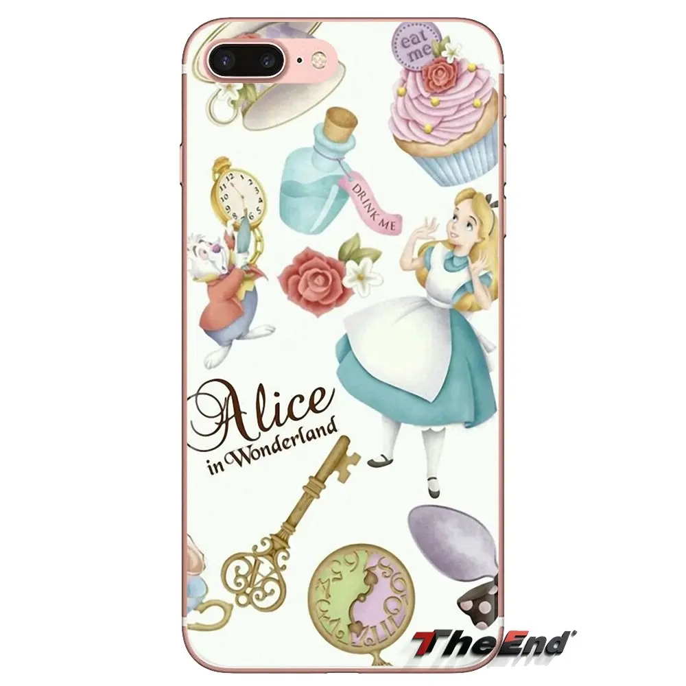 For Samsung Galaxy A3 A5 A7 A9 A8 Star A6 Plus 2018 2015 2016 2017 Soft Transparent Cases Covers Alice in Wonderland Anime |