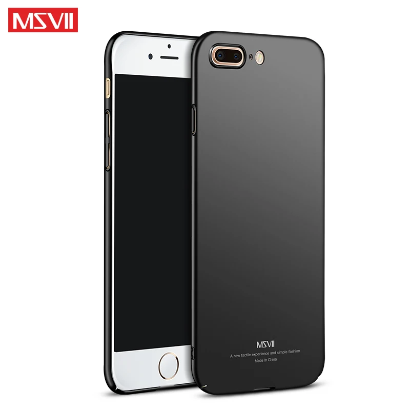 100% Оригинальный Роскошный чехол MSVII для iphone 7 8 (4 дюйма) и 7plus plus (5 5 жесткий простой