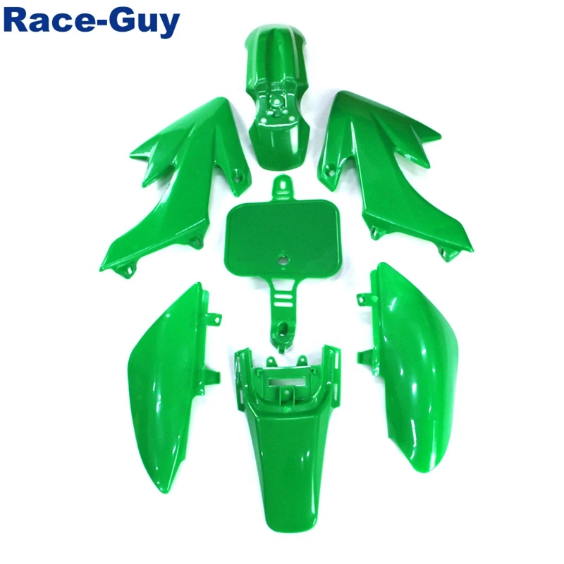 Зеленый пластиковый корпус обтекателя комплекты для 50cc 70cc 90cc 110cc 125cc 140cc 150cc 160cc