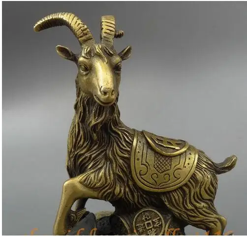 YM 306 Китайский Фэншуй статуя для богатства на юанбао|goat|goat sheepgoat statue |