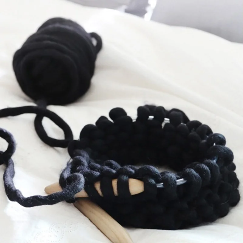 Мериносовая ручная нить Кашемировое супер толстое одеяло шерстяная пряжа мягкая