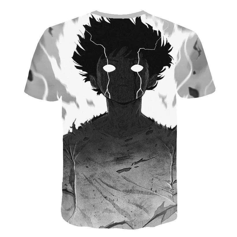 picture color One Punch Man Saitama Sensei, японское аниме, 3D забавная футболка, летняя повседневная футболка с круглым вырезом для мужчин и женщин, одежда с коротким рукавом - Цвет: picture color